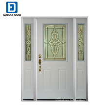 Fangda reliable quality American style used exterior steel entry doors for sale